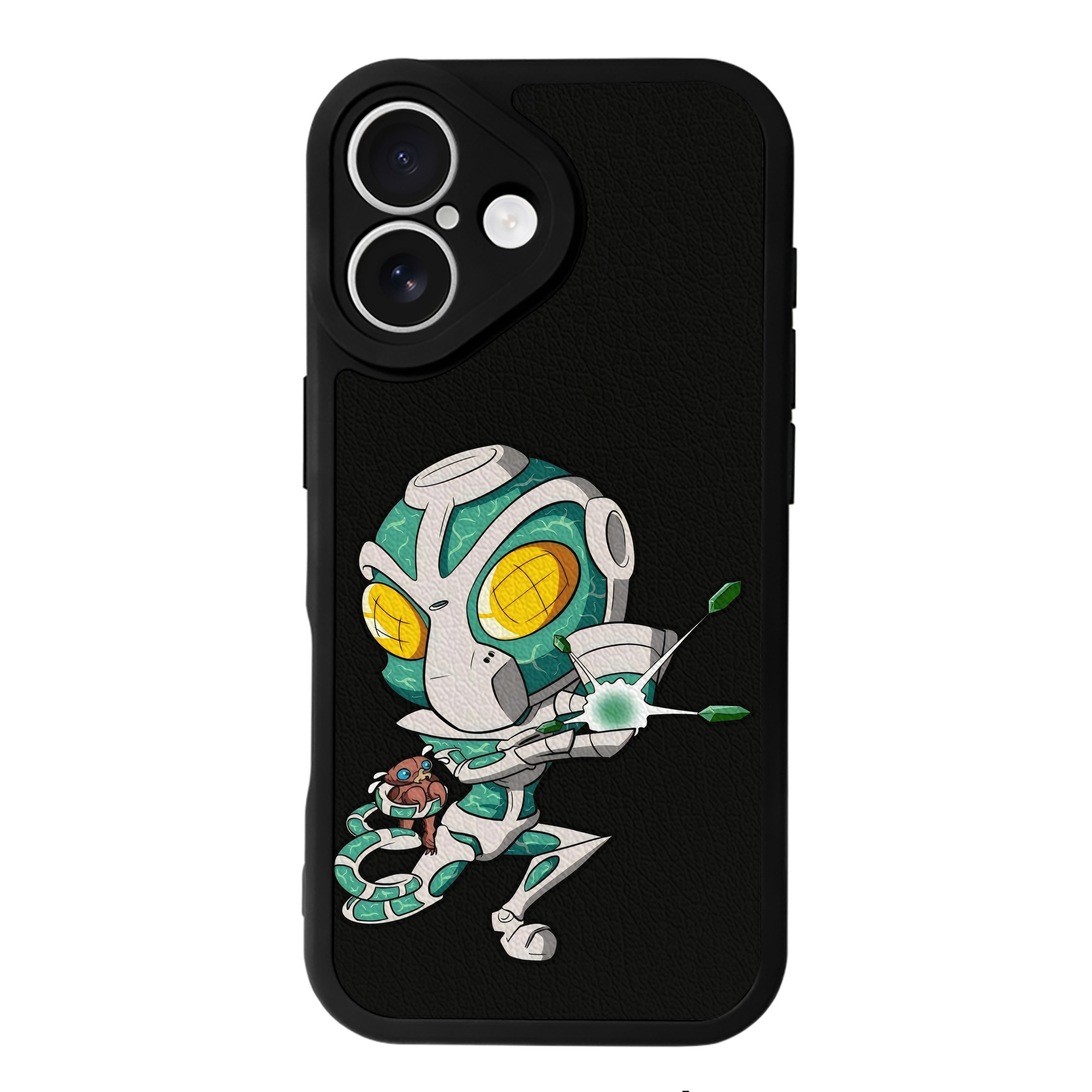 （画像用） ジョジョの奇妙な冒険 花京院 典明（かきょういん のりあき） JoJo's Bizarre Adventure Kakyoin Noriaki 【iPhone 16シリーズ対応】シリコンスマホケース（レザー調） 材質：シリコン